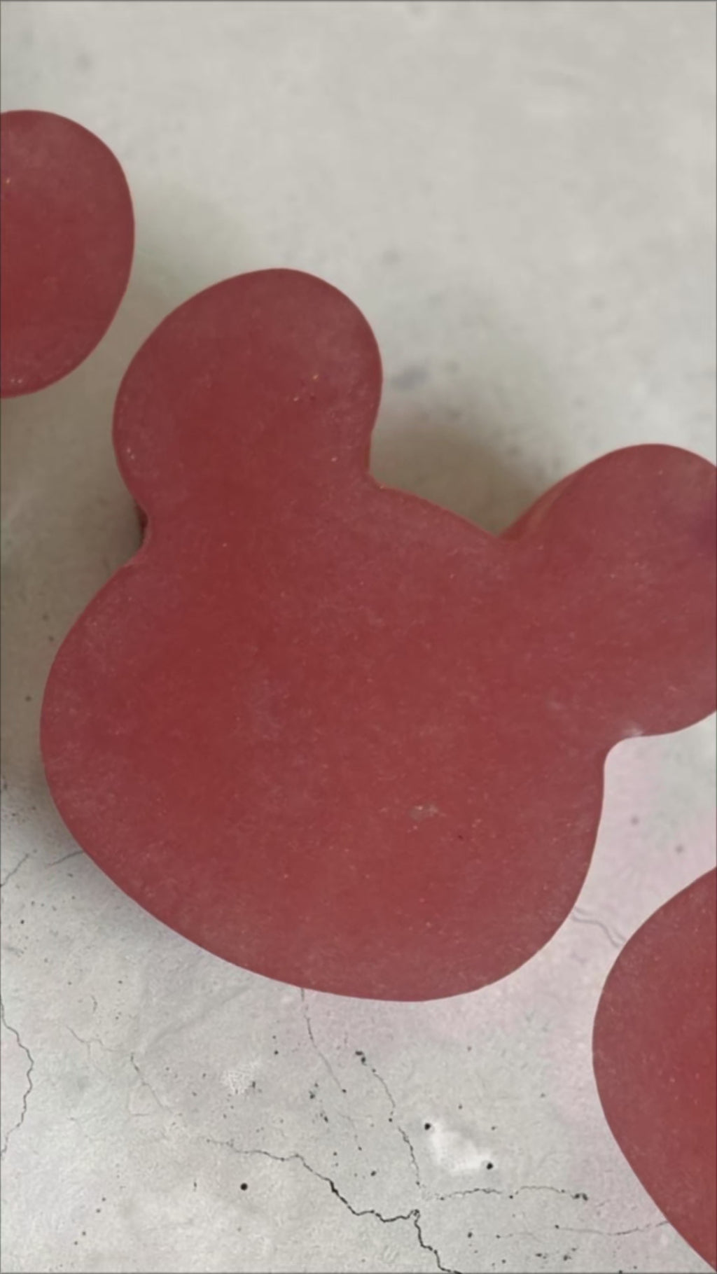 Pink Resin Bear Straw Charm for Tumblers