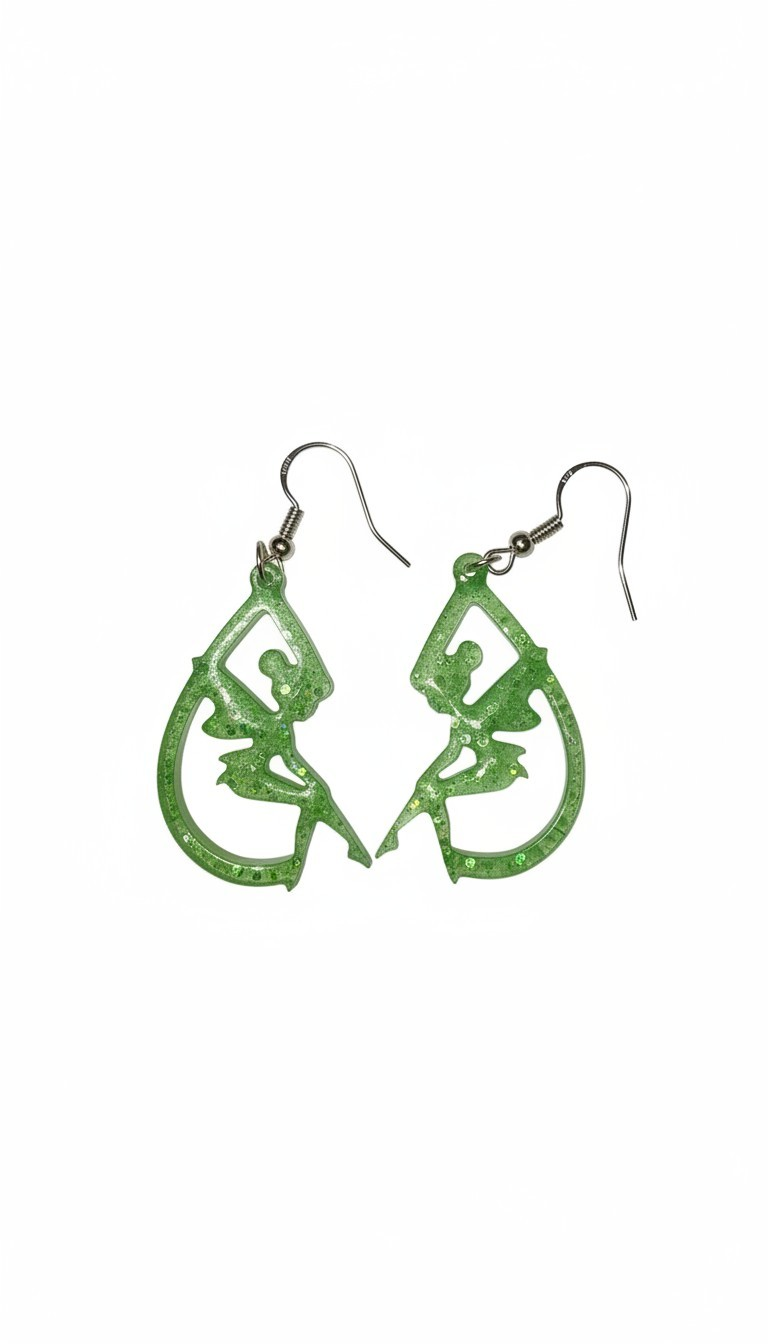Enchanted Forest Fairy Dangle Earrings (Glows in the Dark!)