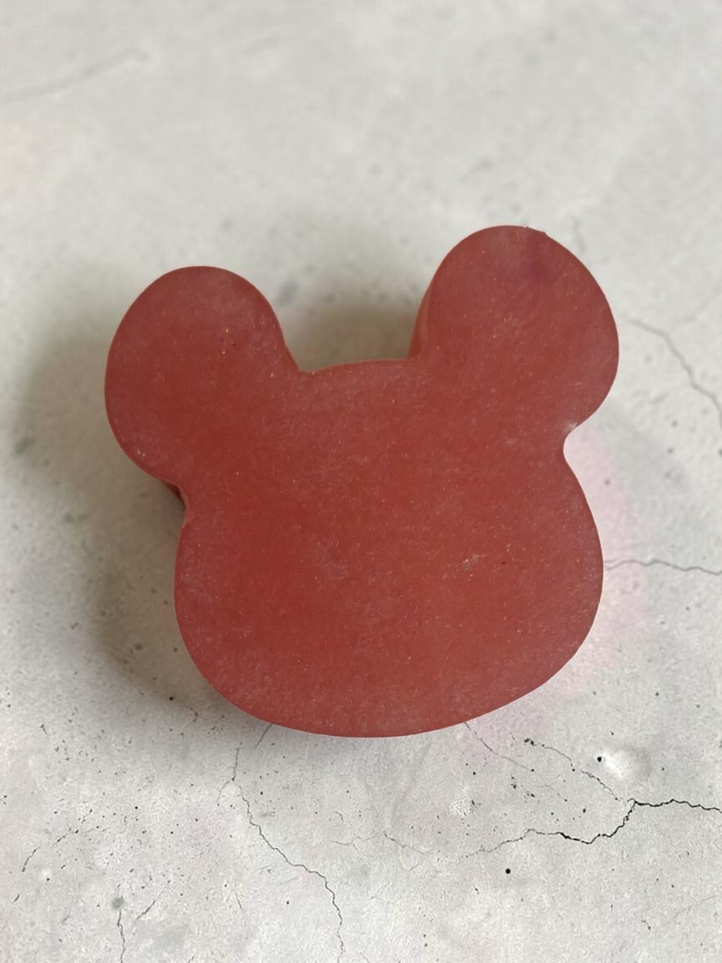 Pink Resin Bear Straw Charm for Tumblers