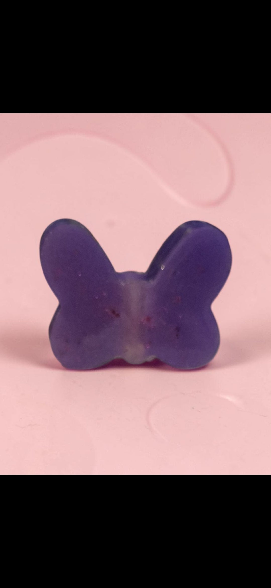 Glow-in-the-Dark Resin Butterfly Straw Topper – Translucen