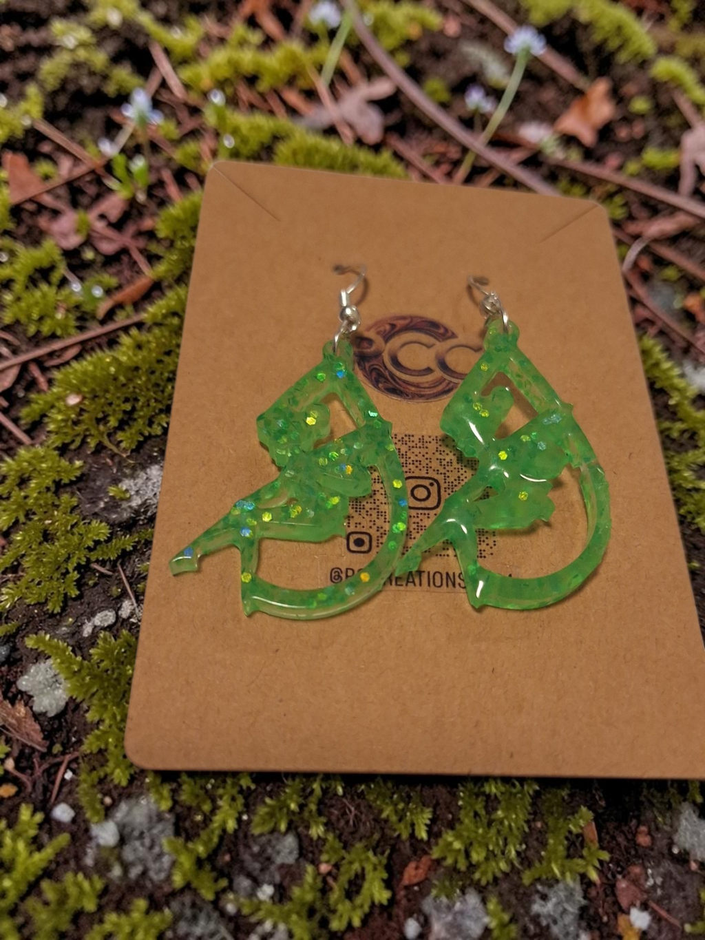 Enchanted Forest Fairy Dangle Earrings (Glows in the Dark!)