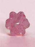 Glow-in-the-Dark Flower Straw Topper – Pink Floral Tumbler Accessory
