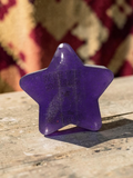 Handcrafted Purple Glitter Star Straw Topper – "Stay Salty"
